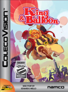 King & Balloon ColecoVision box art
