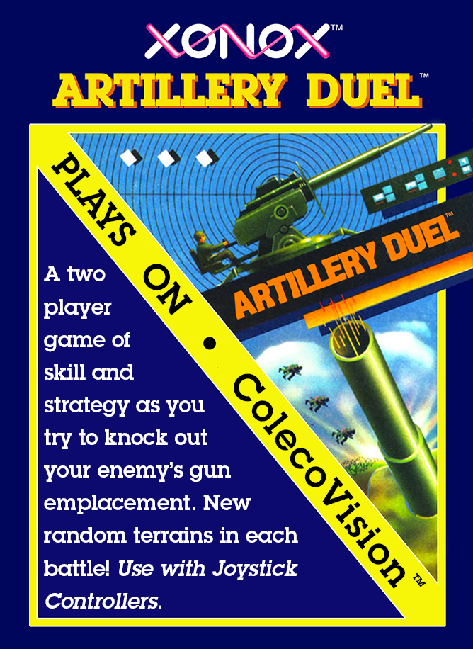Artillery Duel ColecoVision box art