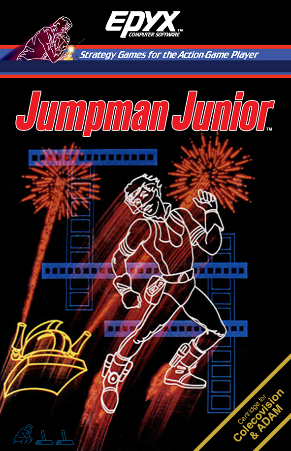 Jumpman Junior ColecoVision box art