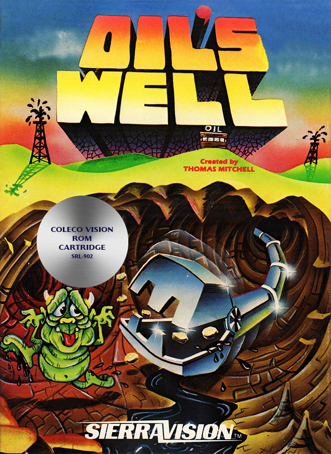 Oil’s Well ColecoVision box art