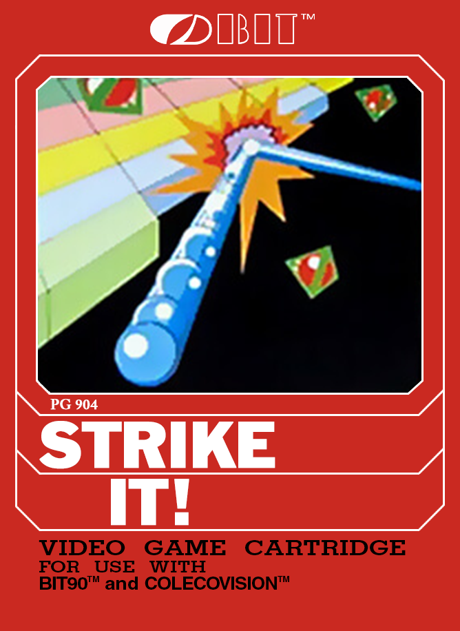 Strike It! ColecoVision box art