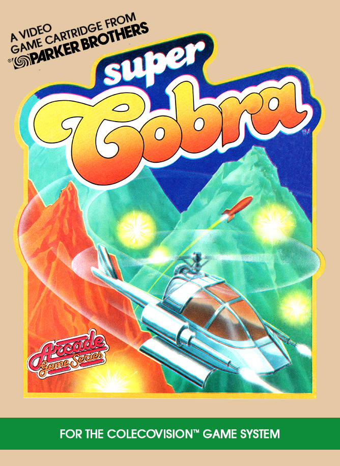 Super Cobra ColecoVision box art